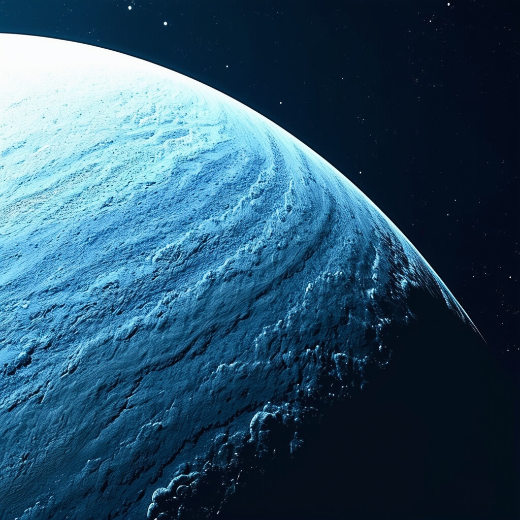 una sobrecogedora versión actualizada de la legendaria imagen «Pale Blue Dot», con mayor nivel de detalle, intensos tonos cromáticos y un enfoque visual vanguardista