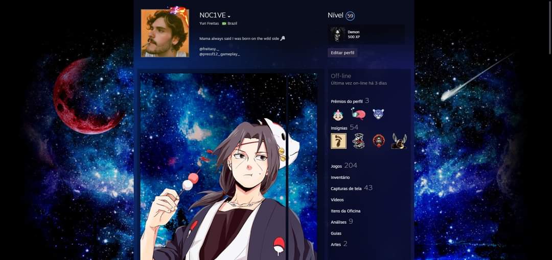perfil Steam personalizado