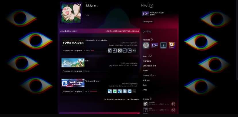 perfil Steam personalizado