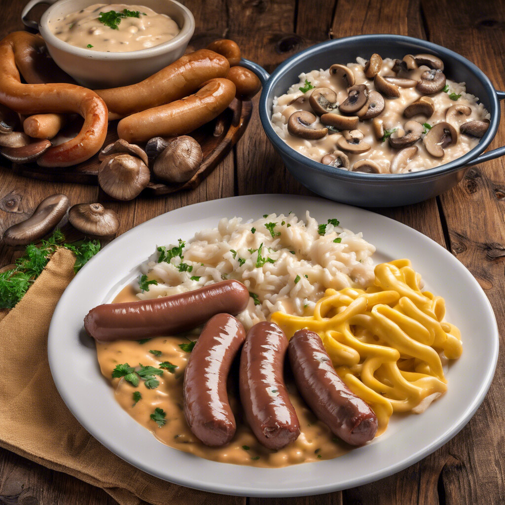 Strogonoff de salsicha