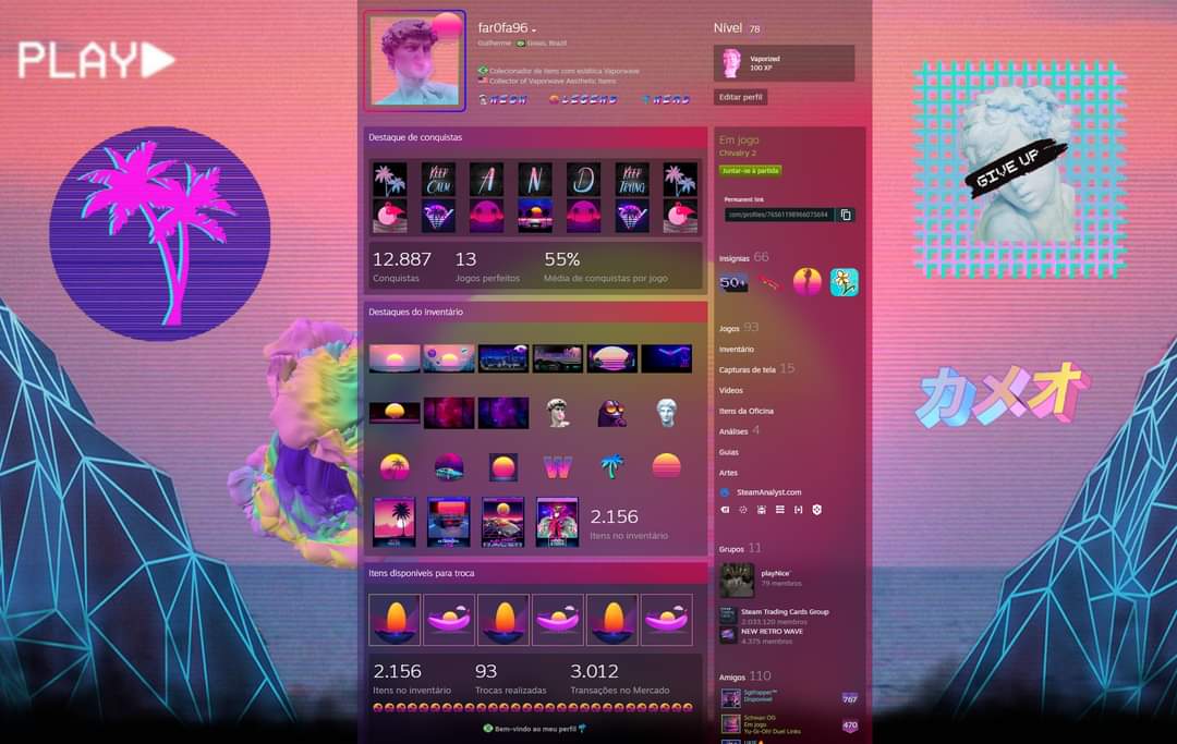 perfil Steam personalizado