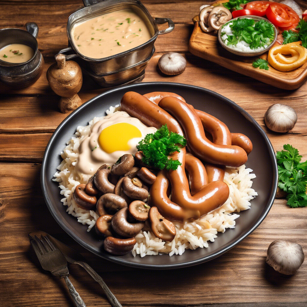 Strogonoff de salsicha