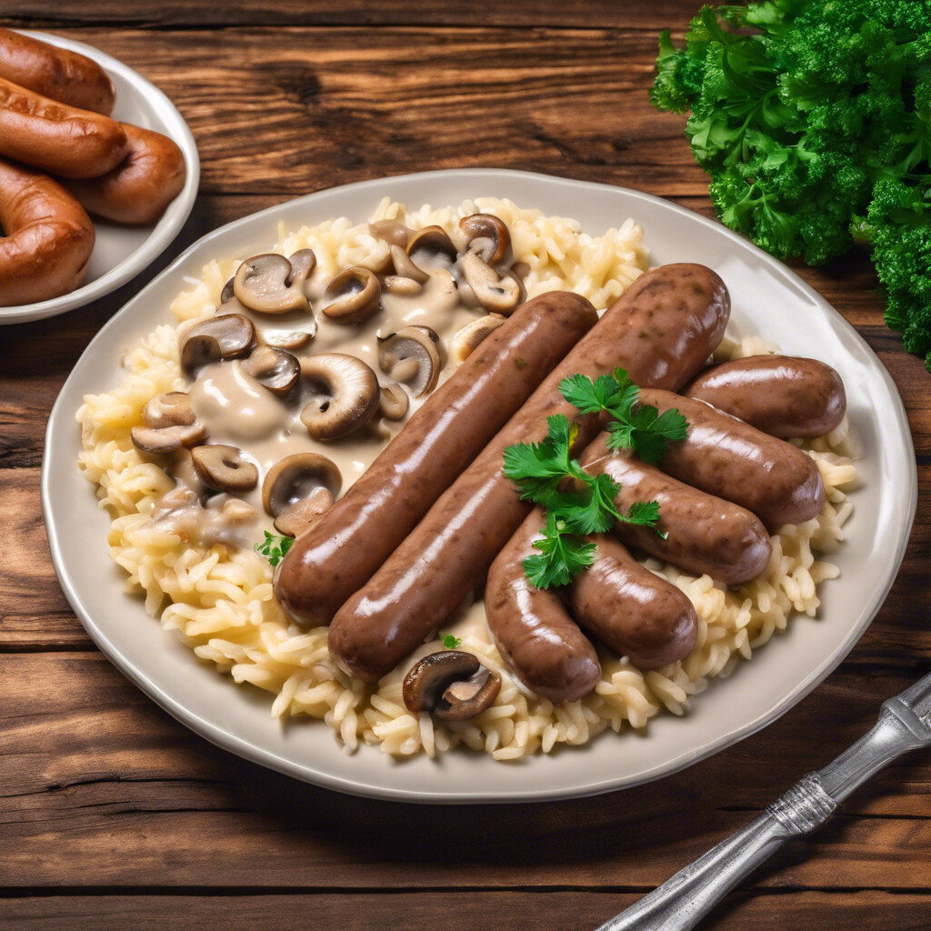 Strogonoff de salsicha