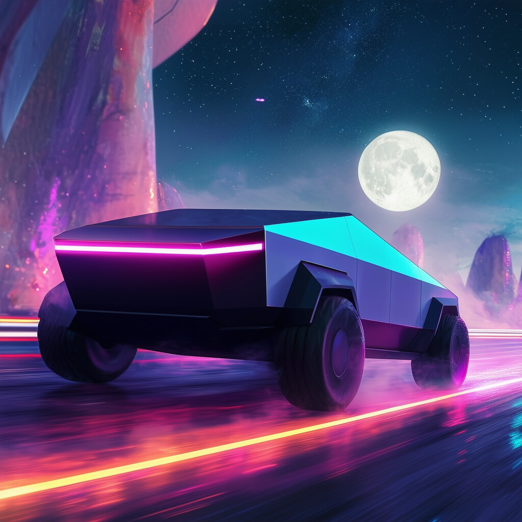 o cybertruck é um carro futuristico